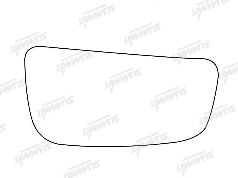 Summit Stick-On Commercial Lower Blind-Spot Mirror Glass fits Citroen Jumper, Fiat Scudo, Peugeot Expert RHS - Summit - My Roof Bars