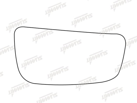 Summit Stick-On Commercial Lower Blind-Spot Mirror Glass fits Citroen Jumper, Fiat Scudo, Peugeot Expert RHS - Summit - My Roof Bars