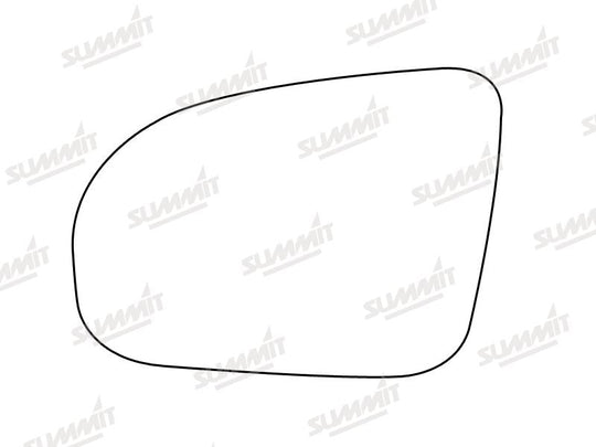 Summit Stick-On Standard Mirror Glass fits Vauxhall Corsa 93 to 00 LHS - Summit - My Roof Bars