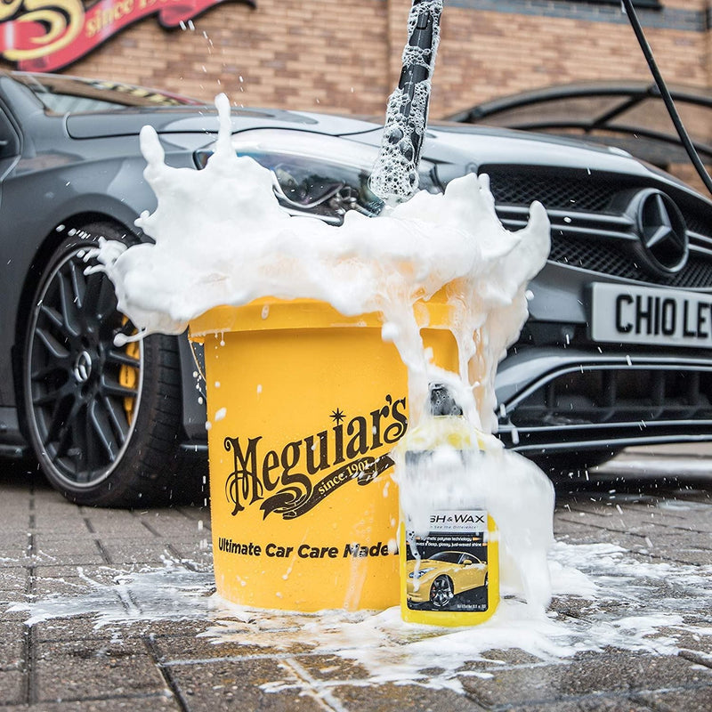 2x Meguiar's RG203 Yellow 5 US Gallon Bucket