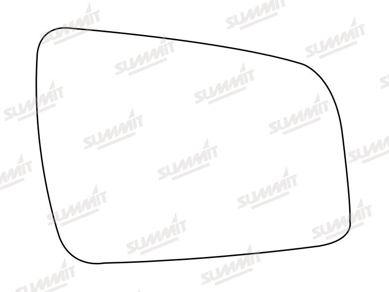 Summit Heated Backing Plate with Standard Glass fits Vauxhall Zafira 10 On RHS - Summit - My Roof Bars