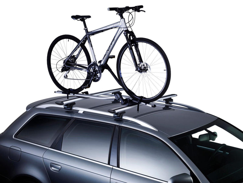 2x Thule ProRide 591 Bike Carrier Rack Roof Bar Mounted Aluminium - Thule - My Roof Bars