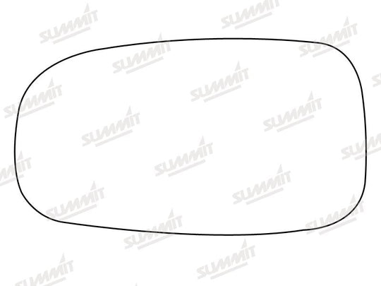 Summit Stick-On Standard Mirror Glass fits Saab 9 - 3 9 - 5 02 to 12 LHS - Summit - My Roof Bars