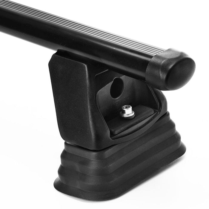 SUP-026 Premium Multi Fit Roof Bars, Black Steel, Set of 2 - Summit - My Roof Bars