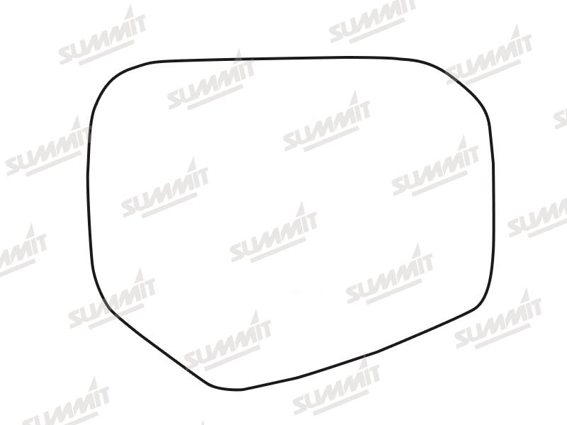 Summit Stick-On Standard Mirror Glass fits Mitsubishi L200 2006 On RHS - Summit - My Roof Bars