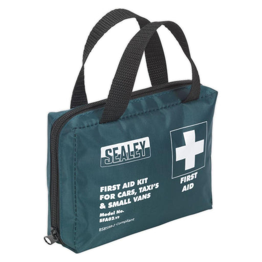 Sealey First Aid Kit Medium for Cars Taxis & Small Vans BS 8599-2 Compliant - Sealey - My Roof Bars