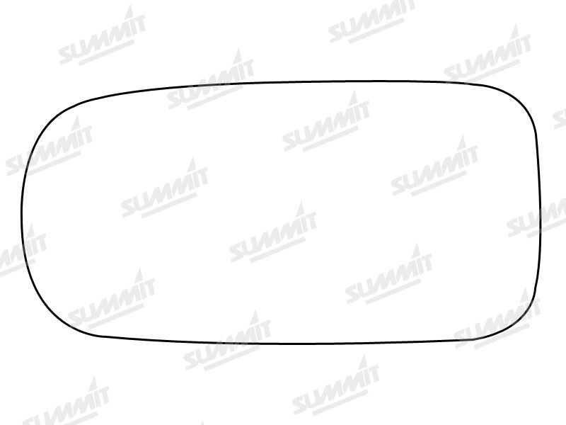 Summit Stick-On Standard Mirror Glass fits Jaguar XJ RHS LHS - Summit - My Roof Bars