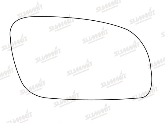 Summit Stick-On Standard Mirror Glass fits VW Touran 03 on RHS - Summit - My Roof Bars