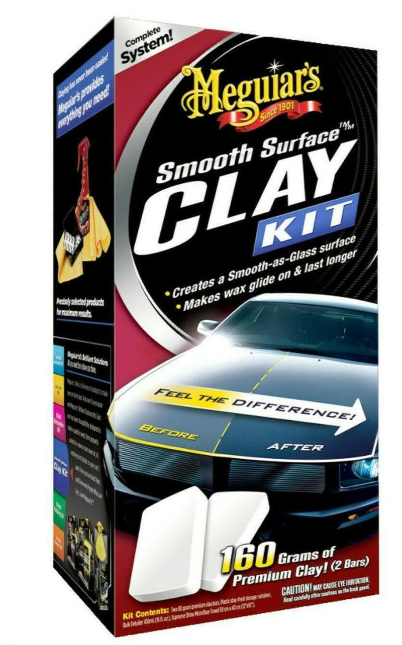 Meguiar's G191700EU Smooth Surface Clay Kit Quick Detailer - Meguiars - My Roof Bars