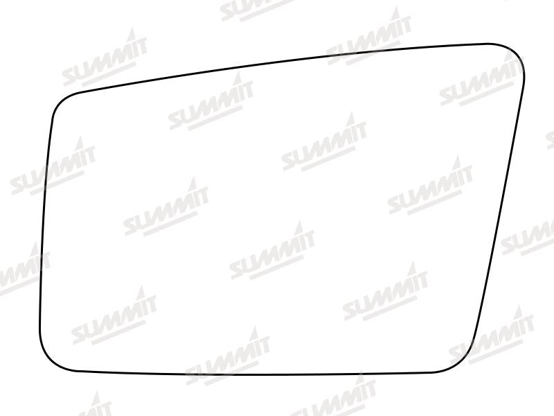 Summit Stick-On Standard Mirror Glass fits Volvo 340 360 LHS - Summit - My Roof Bars