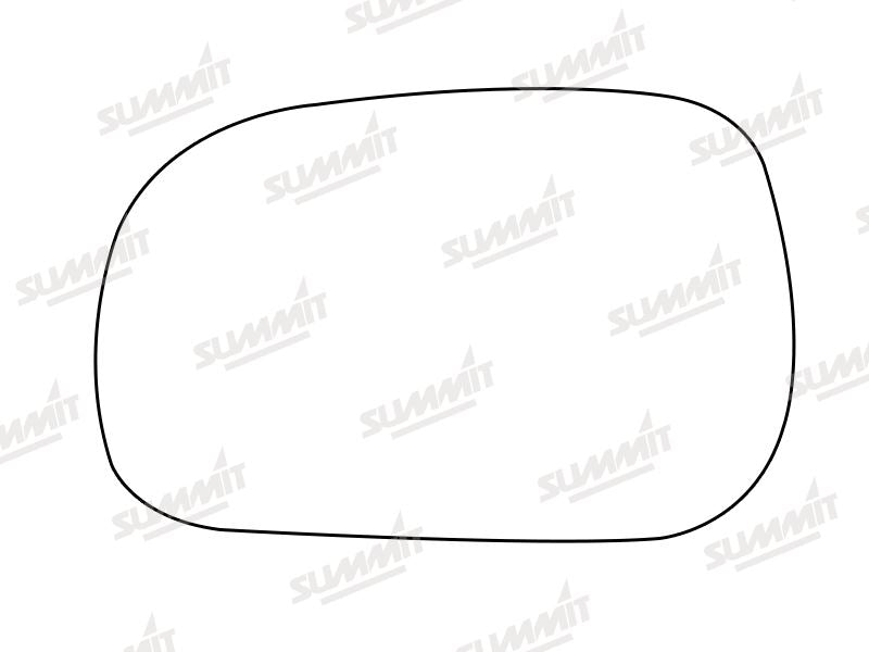 Summit Stick-On Standard Mirror Glass fits Renault Safrane LHS - Summit - My Roof Bars