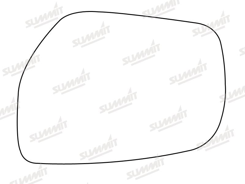 Summit Stick-On Standard Mirror Glass fits Renault Koleos 08 on LHS - Summit - My Roof Bars