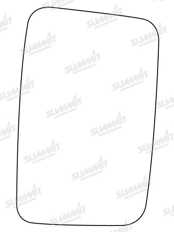 Summit Non-Heated Base Plate With Commercial Mirror Glass fits Peugeot Boxer / Fiat Ducato 94 to 02 LHS RHS - Summit - My Roof Bars