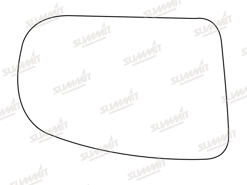 Summit Stick-On Aspheric Mirror Glass fits Mercedes E 99 to 03 RHS - Summit - My Roof Bars