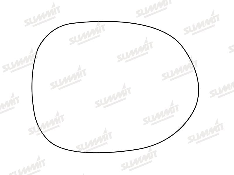 Summit Stick-On Standard Mirror Glass fits Honda Civic 06 on RHS LHS - Summit - My Roof Bars