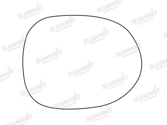 Summit Stick-On Standard Mirror Glass fits Honda Civic 06 on RHS LHS - Summit - My Roof Bars