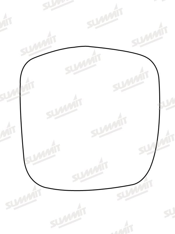 Summit Stick-On Standard Mirror Glass fits Toyota Landcruiser Colorado RHS - Summit - My Roof Bars