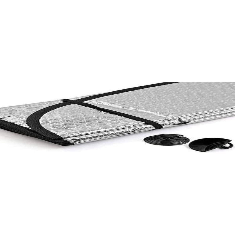 Sakura Windscreen Sunshade - Silver Reflective