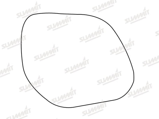 Summit Stick-On Standard Mirror Glass fits Mitsubishi Outlander 07 on RHS - Summit - My Roof Bars