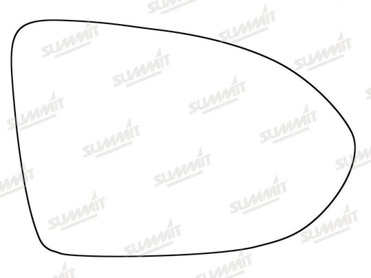 Summit Stick-On Standard Mirror Glass fits VW Passat 15 on RHS - Summit - My Roof Bars