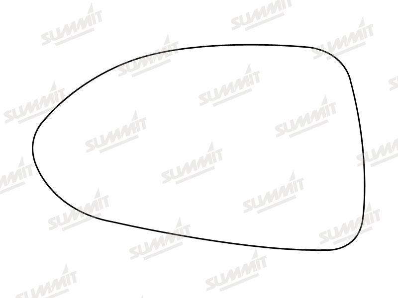 Summit Heated Base Plate With Standard Mirror Glass fits Vauxhall Corsa 06 on LHS - Summit - My Roof Bars
