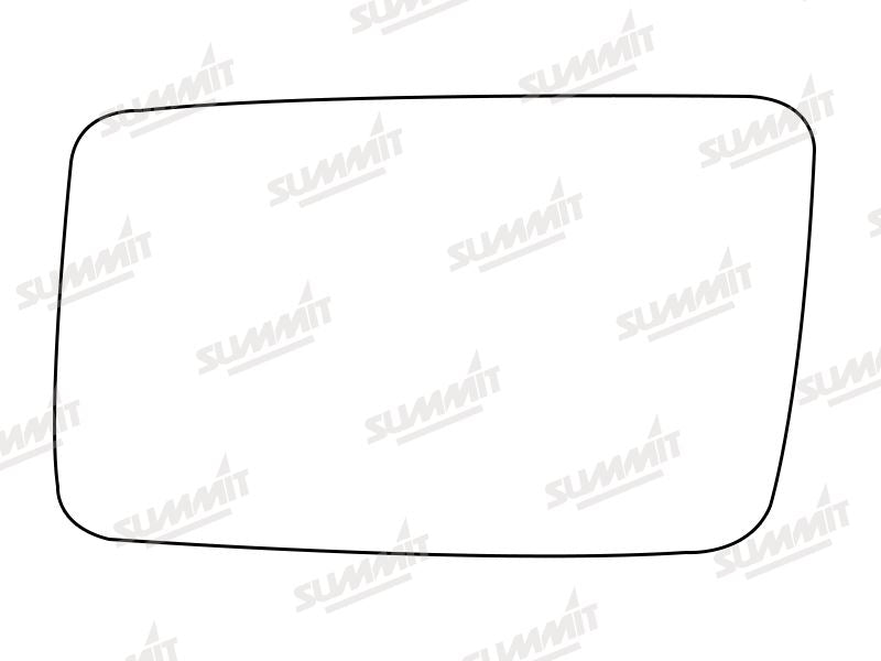 Summit Stick-On Standard Mirror Glass fits Renault 25 LHS - Summit - My Roof Bars