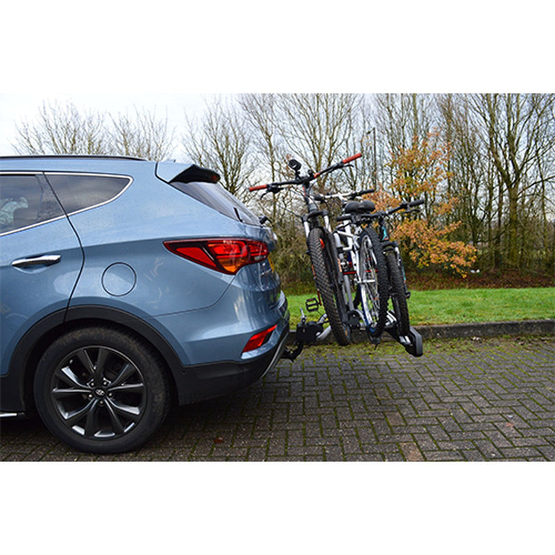 Maypole Towball Mounted Car Rear Tow Bar Cycle Holder 3 Bike Carriers 45kg Load