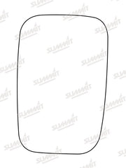 Summit Stick-On Commercial Mirror Glass fits Transit Bus 86 to 94 LHS RHS - Summit - My Roof Bars
