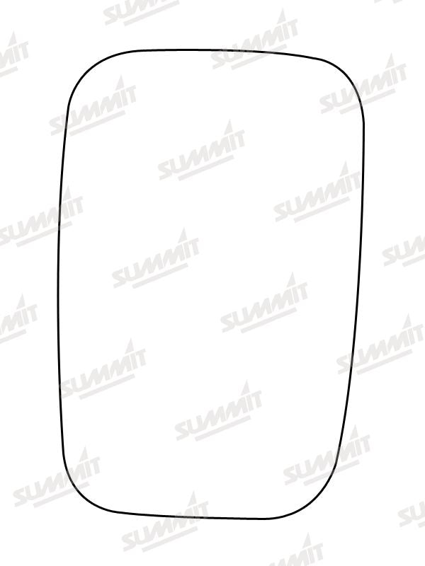 Summit Stick-On Commercial Mirror Glass fits Transit Bus 86 to 94 LHS RHS - Summit - My Roof Bars
