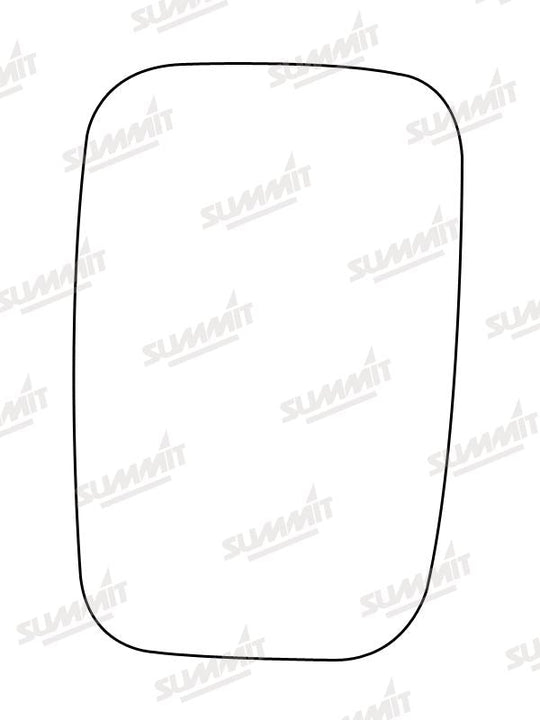 Summit Stick-On Commercial Mirror Glass fits Transit Bus 86 to 94 LHS RHS - Summit - My Roof Bars