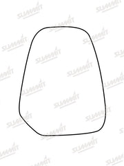Summit Stick-On Commercial Mirror Glass fits Ford Transit Courier 14 to 17 LHS - Summit - My Roof Bars