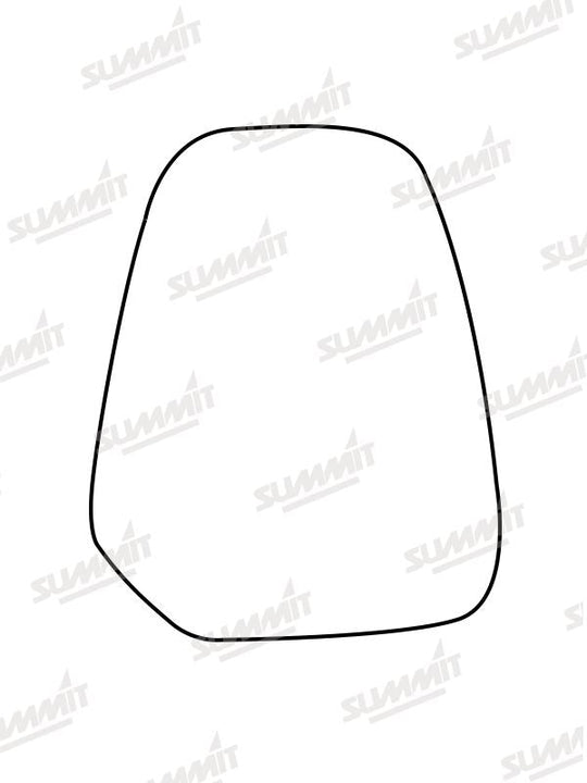 Summit Stick-On Commercial Mirror Glass fits Ford Transit Courier 14 to 17 LHS - Summit - My Roof Bars