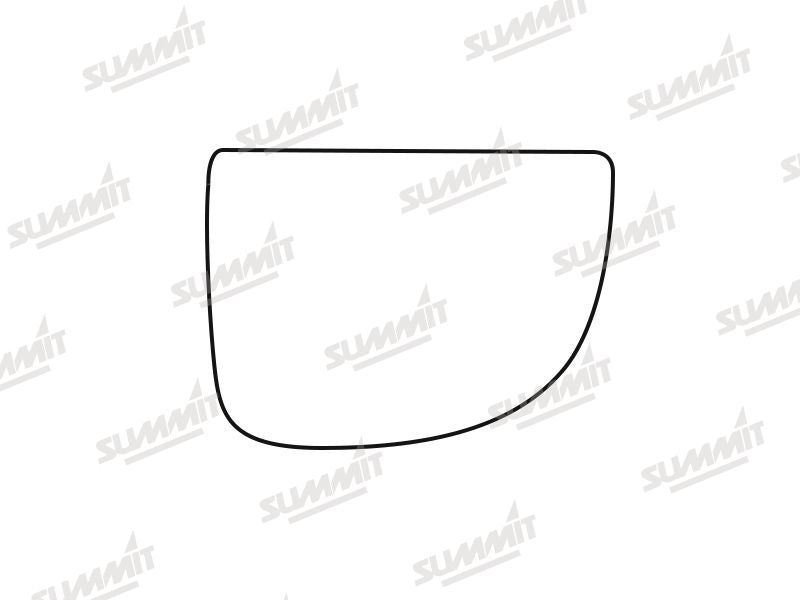 Summit Stick-On Commercial Lower Blind-Spot Mirror Glass fits Iveco Daily 14 on RHS - Summit - My Roof Bars