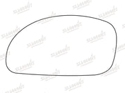 Summit Stick-On Standard Mirror Glass fits Hyundai Lantra LHS - Summit - My Roof Bars