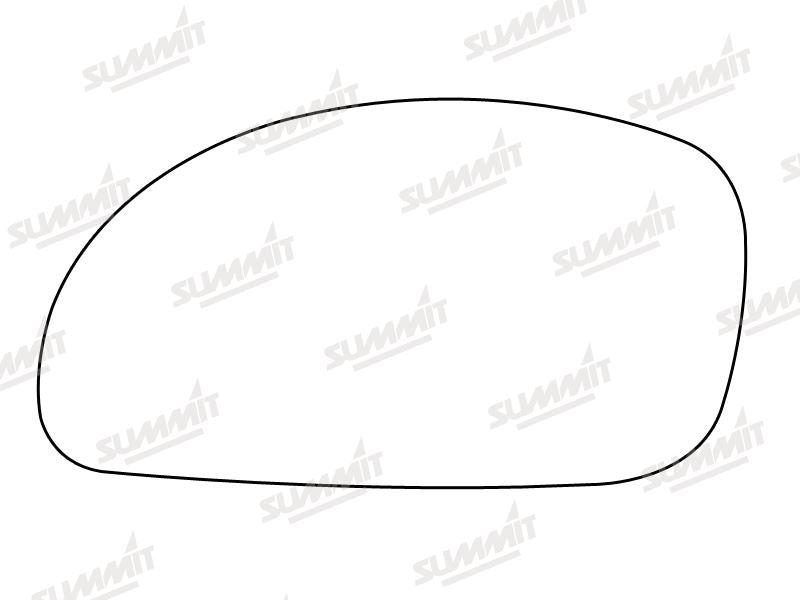 Summit Stick-On Standard Mirror Glass fits Hyundai Lantra LHS - Summit - My Roof Bars