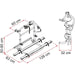 Fiamma Carry Bike Pro M Blue Foldable Bike Rack for RVs - Fiamma - My Roof Bars