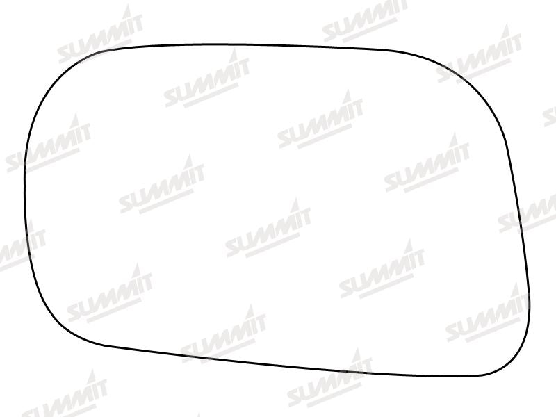 Summit Stick-On Standard Mirror Glass fits Vauxhall Agila LHS - Summit - My Roof Bars