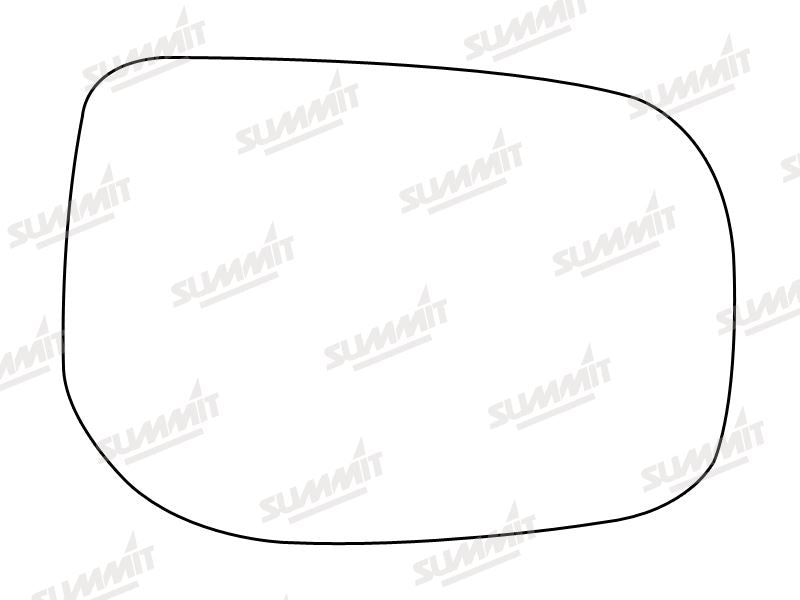 Summit Heated Base Plate With Standard Mirror Glass fits RHS - Summit - My Roof Bars