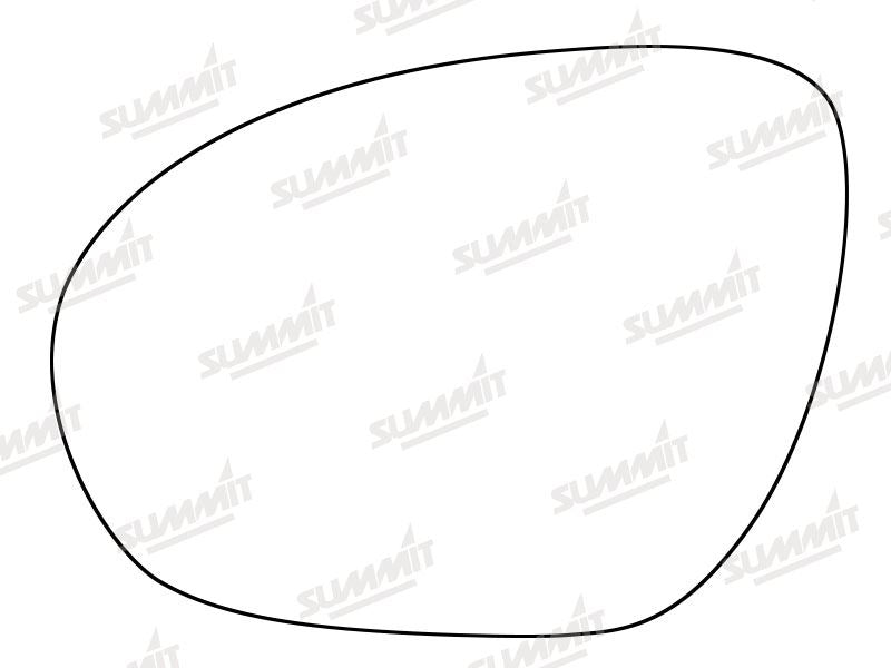 Summit Stick-On Standard Mirror Glass fits Nissan Juke 10 on LHS - Summit - My Roof Bars