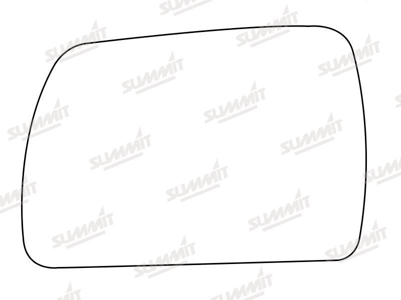 Summit Heated Base Plate With Blind Spot Mirror Glass fits BMW X3 LHS - Summit - My Roof Bars