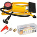 Dunlop Single Barrel Foot Air Pump Car Bike Bicycle Manometer Inflatables Balls - Dunlop - My Roof Bars