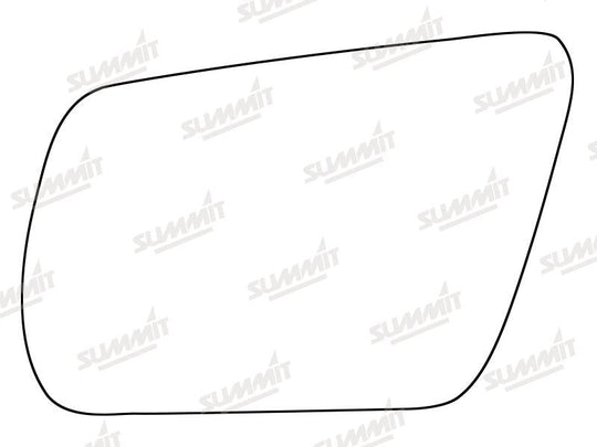 Summit Stick-On Standard Mirror Glass fits Audi A6 Allroad LHS - Summit - My Roof Bars