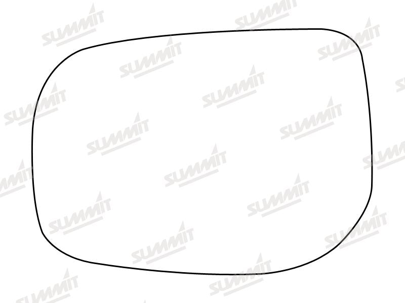 Summit Stick-On Standard Mirror Glass fits Toyota Auris 07 on LHS - Summit - My Roof Bars