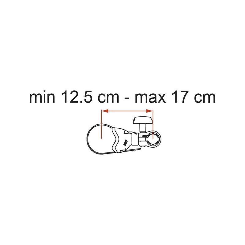 Fiamma Bike Block Pro 1 Deep Black Durable & Stylish Bike Security