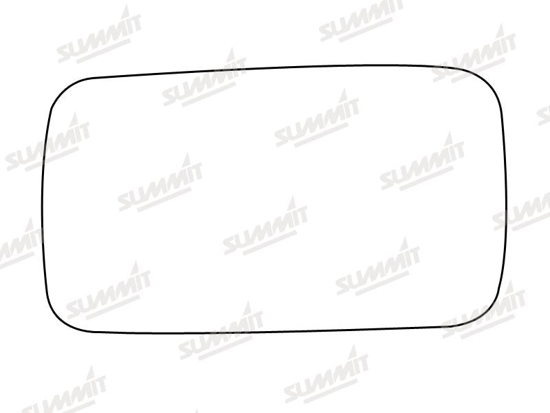 Summit Stick-On Standard Mirror Glass fits Fiat Uno 45 LHS RHS - Summit - My Roof Bars