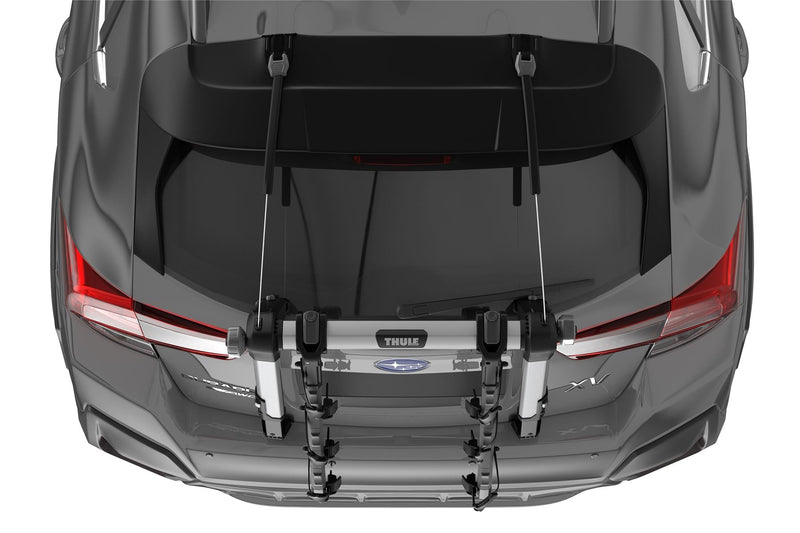 Thule Out Way Hanging three-bike hanging trunk bike rack aluminium Boot Bike Rack - Thule - My Roof Bars