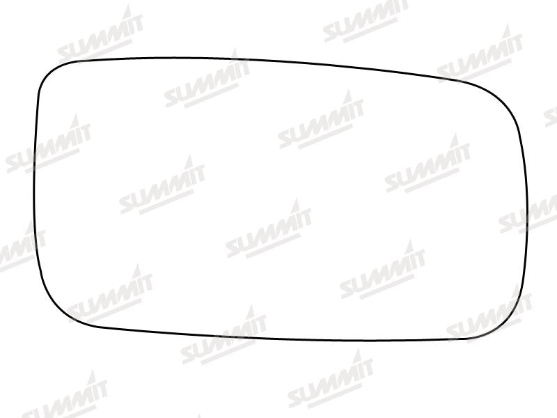 Summit Stick-On Aspheric Mirror Glass fits Volvo 740 940 RHS - Summit - My Roof Bars