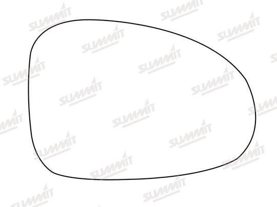 Summit Stick-On Standard Mirror Glass fits Daewoo Matiz RHS - Summit - My Roof Bars