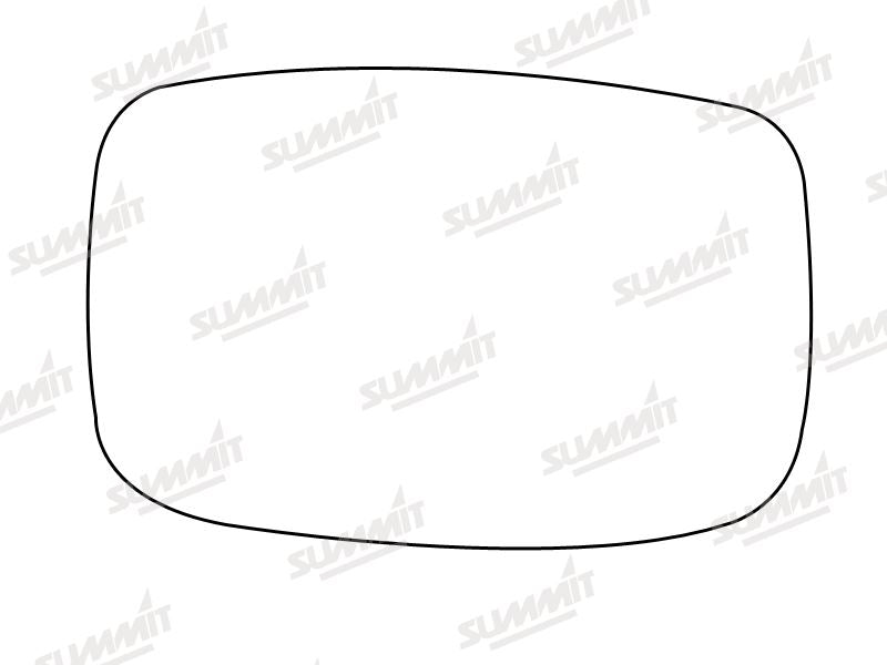 Summit Stick-On Standard Mirror Glass fits Ford Escort LHS - Summit - My Roof Bars