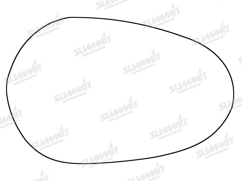 Summit Stick-On Standard Mirror Glass fits Lancia Ypsilon LHS & RHS - Summit - My Roof Bars